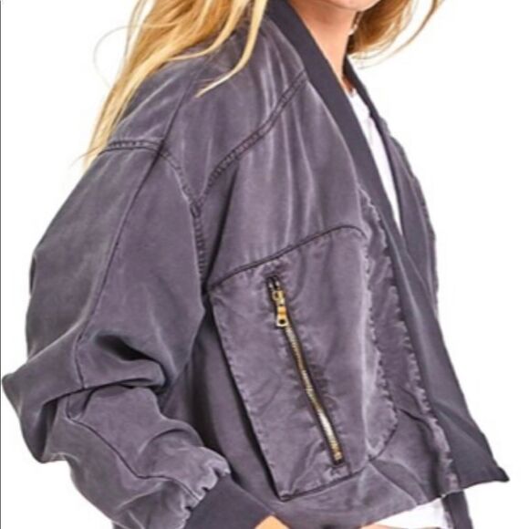 NWT. Young Fabulous and Broke Fara Jacket blue - Picture 7 of 7